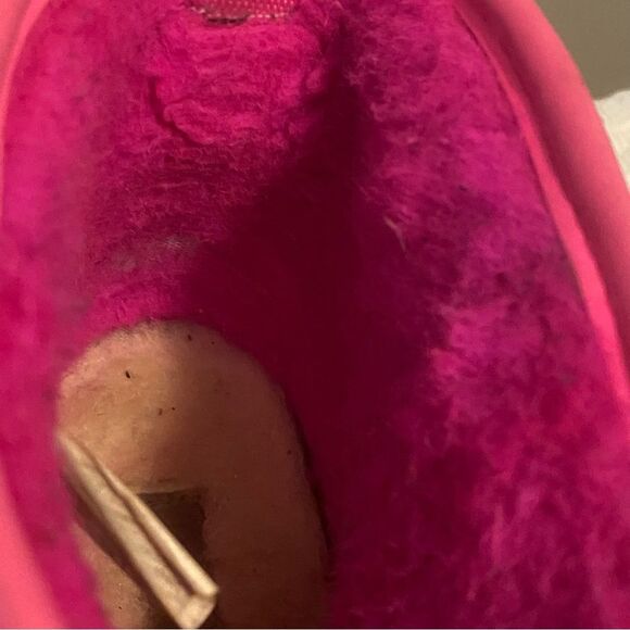 UGG CLASSIC CLEAR MINI ROCK ROSE PINK WATERPROOF ANKLE BOOT SIZE 5 WOMEN - Picture 7 of 10